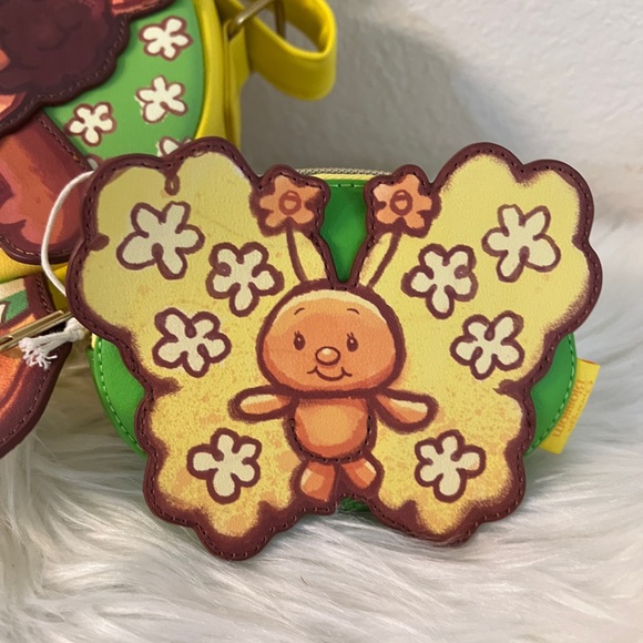 Loungefly Strawberry Shortcake Orange Blossom Crossbody Bag and Coin Purse - Picture 3 of 11